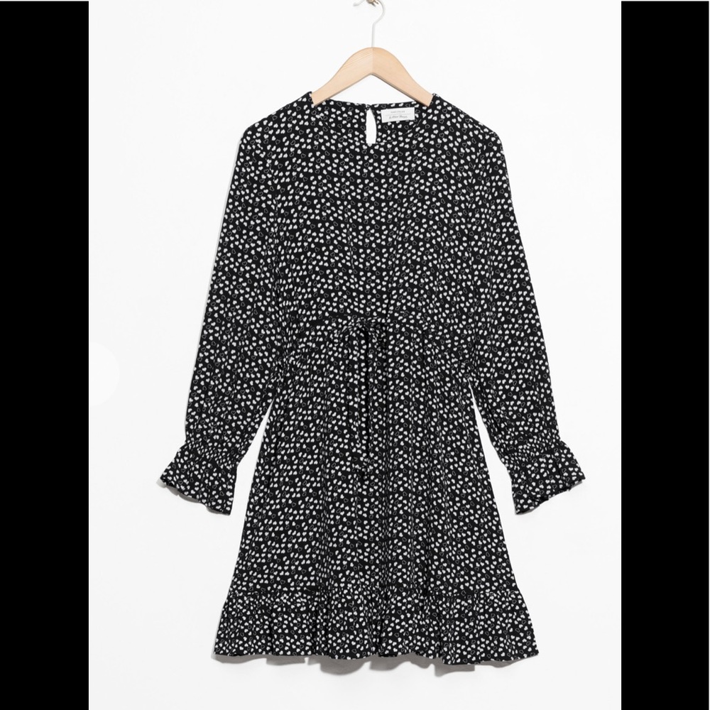 Heart Print Skater Dress